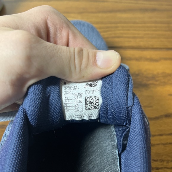 New Balance Fresh Foam X 860v14 Mens Size 9.5 Blue White Running Shoes Sneakers - Picture 10 of 13